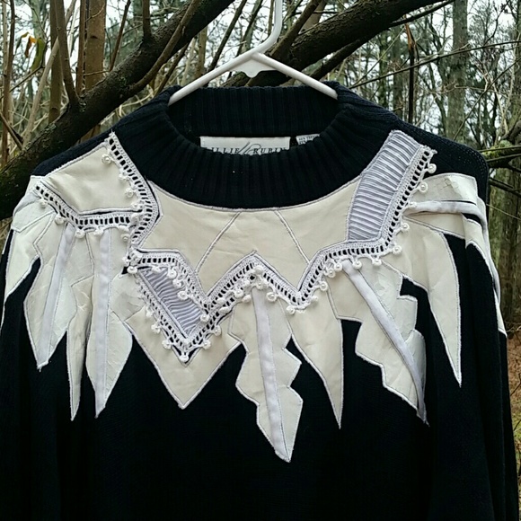 Vintage Sweater by Couture Designer Lillie Rubin - Picture 2 of 8